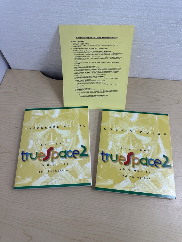 Caligari True Space 2 3D Graphics & Animation User’s Manual & Reference Manual