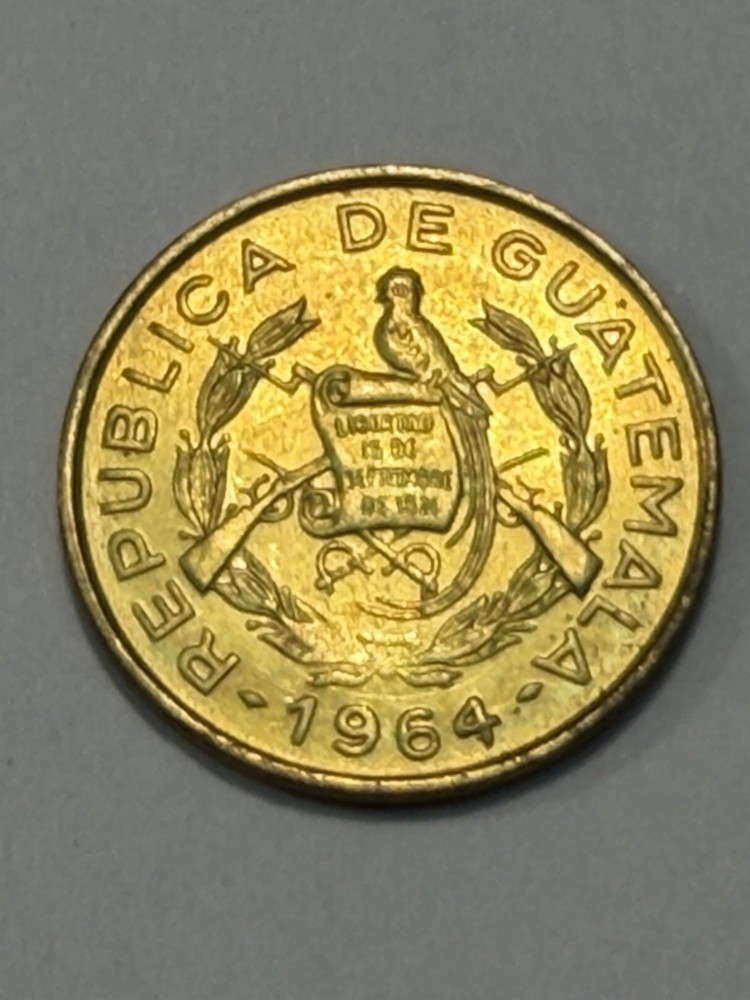 1964 Guatemala Un Centavo UNC