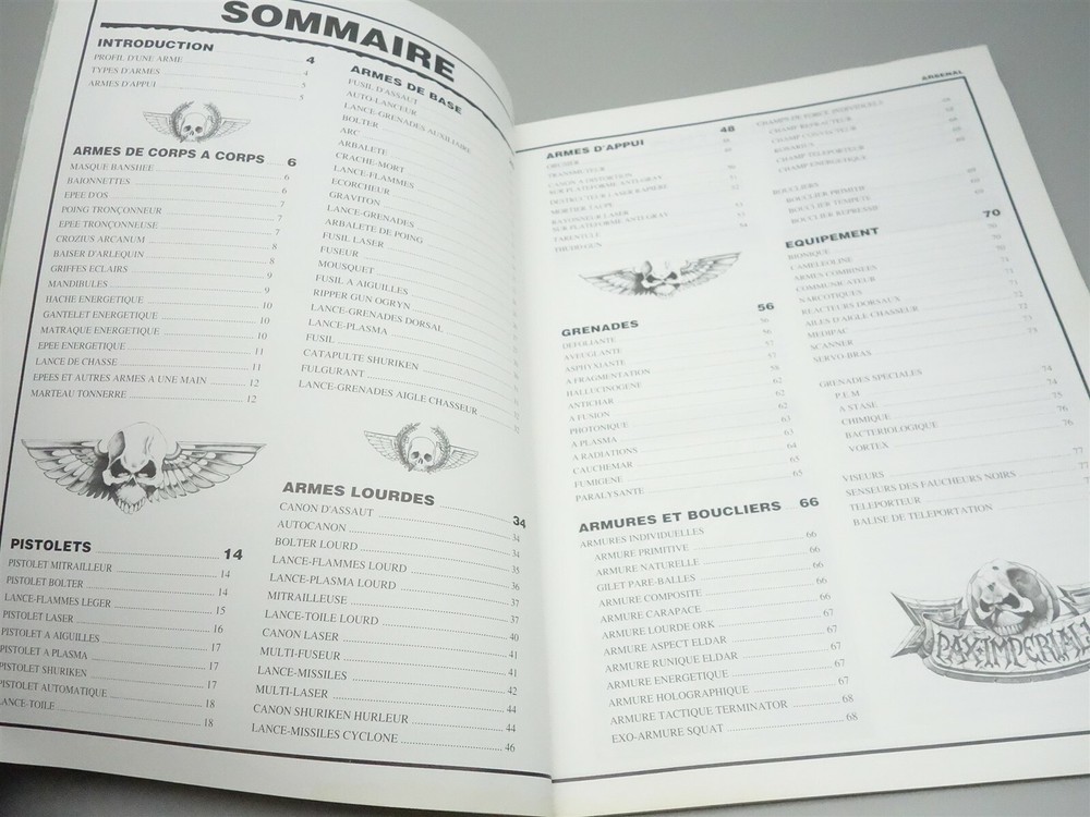 Warhammer 40K: Wargear Codex (oop 2nd Ed FRENCH VERSION)