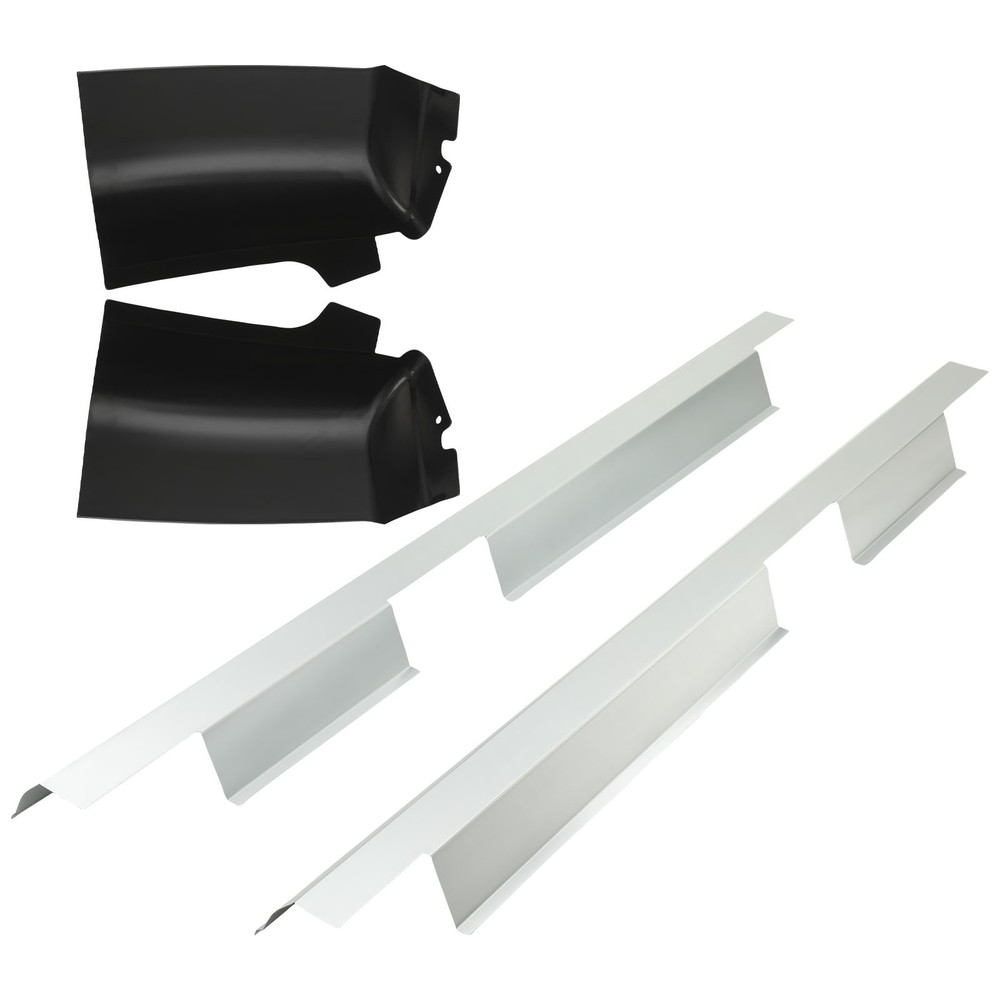 For 2007-2013 Silverado 4 Door Crew Cab Outer Rocker Panel And Cab Corner Pair