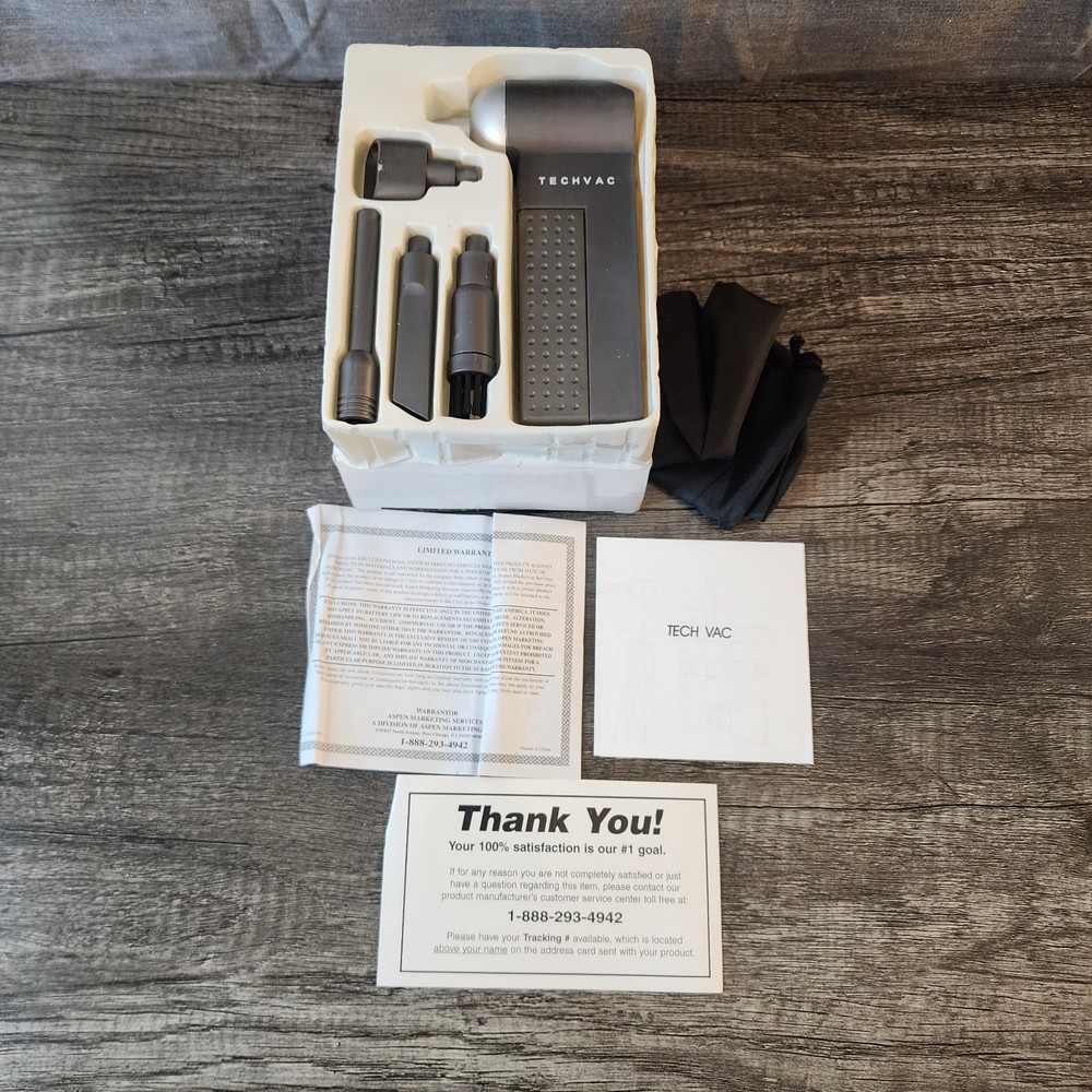 Vintage Tech Vac Electronic Device Vacuum By E&B Giftware LLC