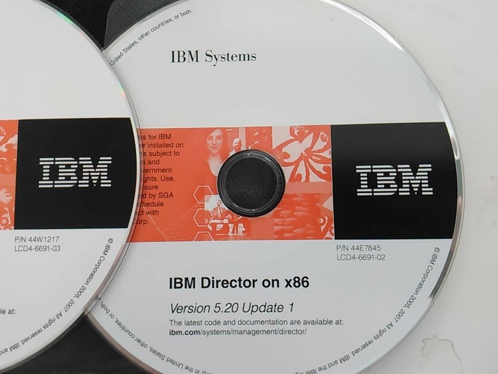 IBM Director for x86 Version 5.20.2 & Update 1 Install CD w/ License