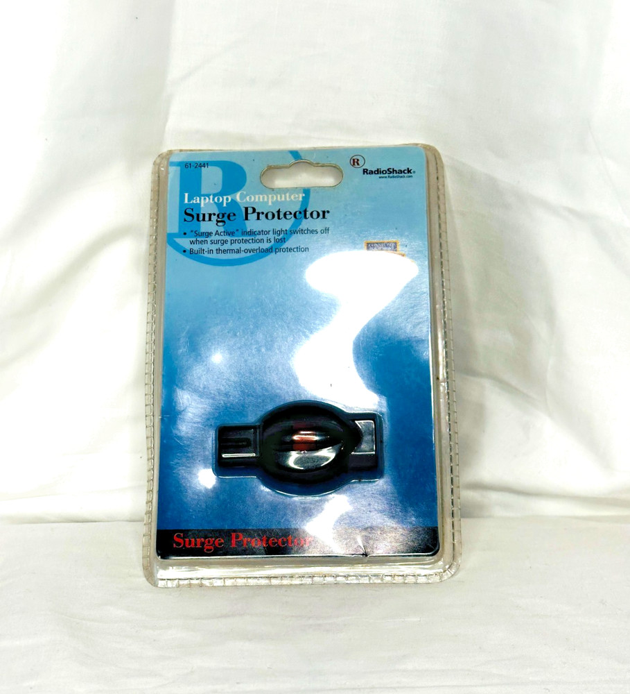 LAPTOP COMPUTER SURGE PROTECTOR - RADIOSHACK-(61-2441 )