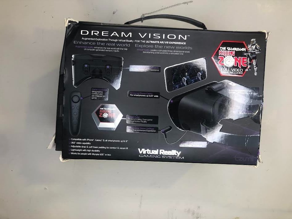 DREAM VISION Tzumi VR Virtual Reality Startphone Mobile Bluetooth & Remote