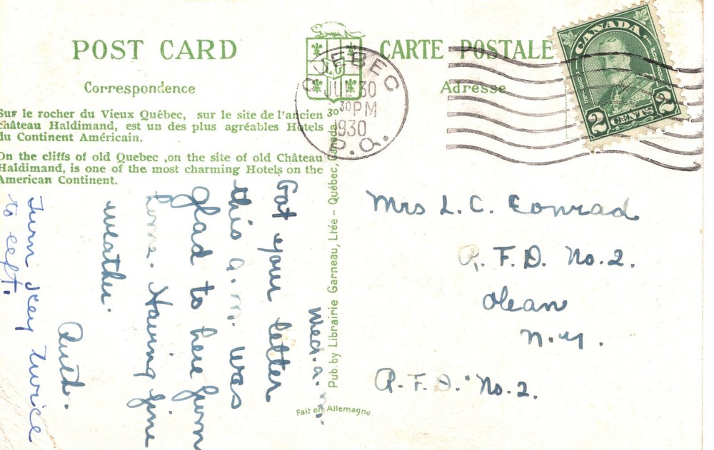 CHATEAU FRONTENAC HOTEL, QUEBEC, CANADA - PC6552