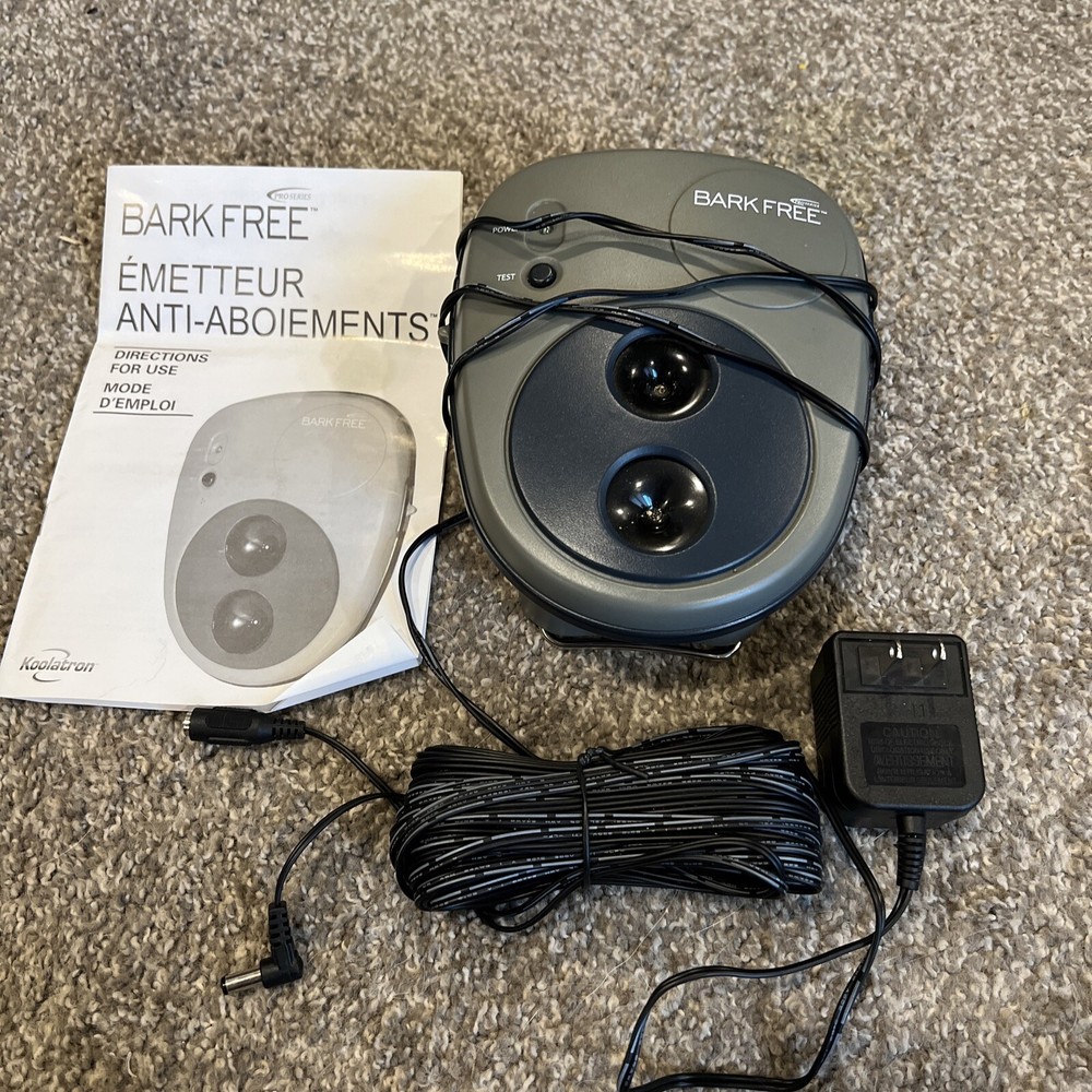 Koolatron Pro Series Bark Free Dog Training Device Model BF01