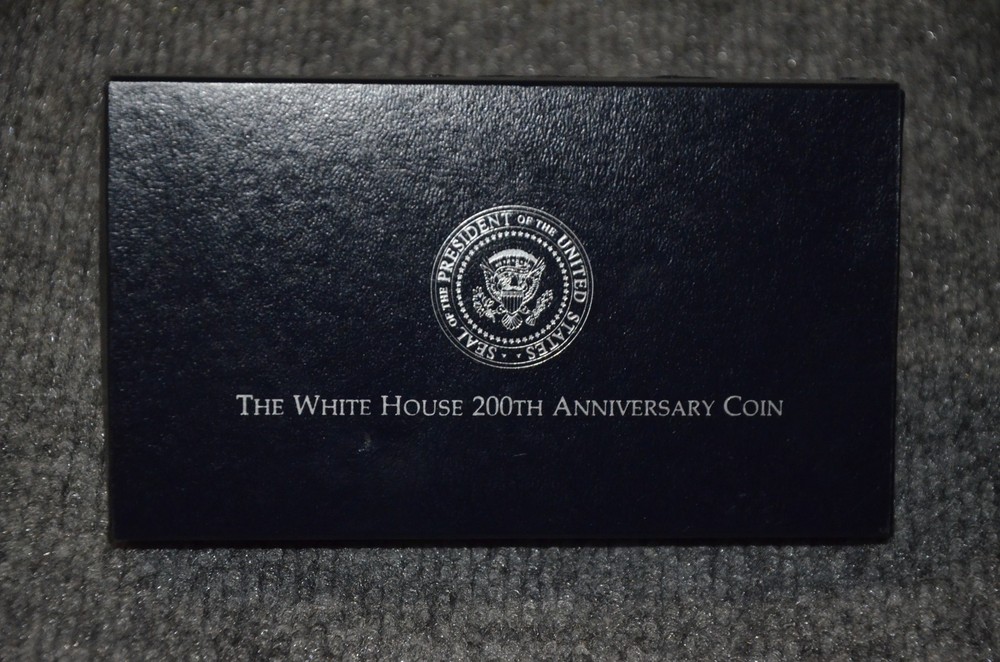 *Empty Box* For 1994-W Proof White House Silver Dollar Capsule & COA