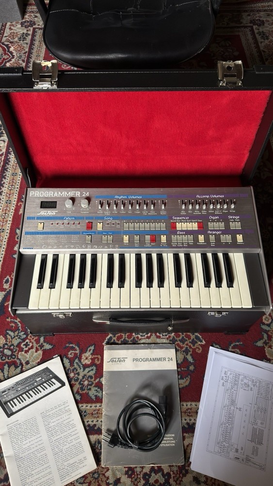SOLTON Programmer 24w Original Manuals, Case & Accessories (SERVICED) 1985
