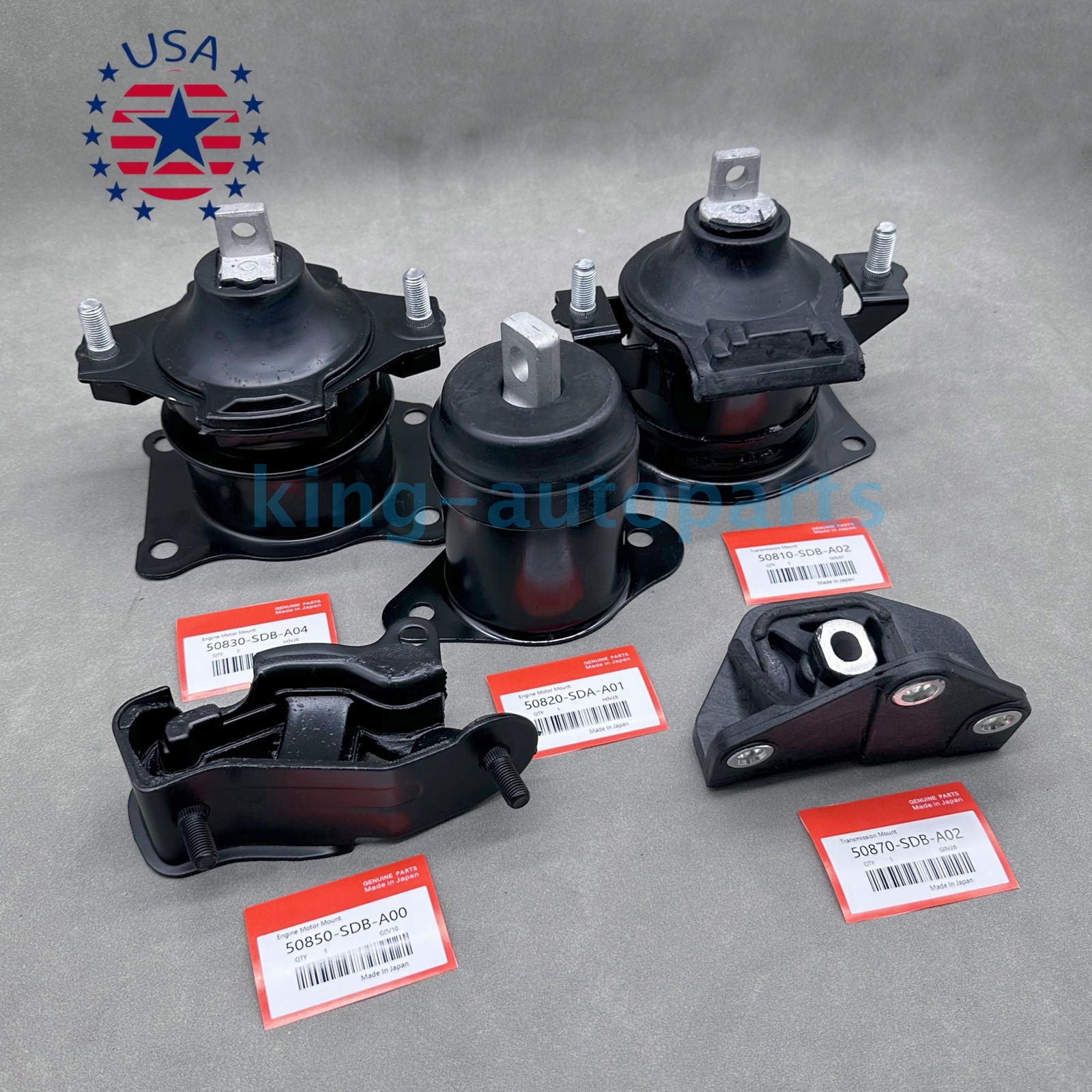 OEM! 5pcs Engine Motor & Trans Mount For Acura TL 3.2L 2004 2005 2006 Auto Trans