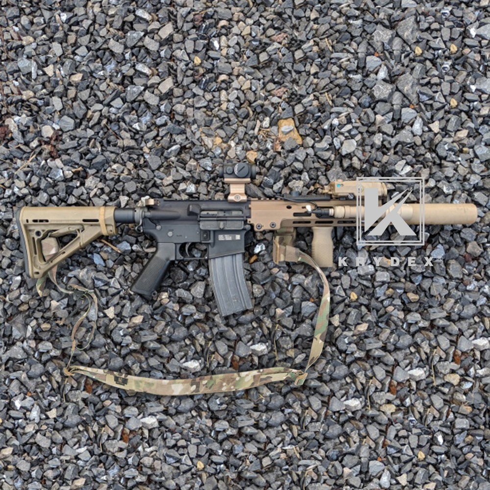 KRYDEX Tactical Sling Strap Modular Slingster Pull Tab Two-Point Quick Adjust RG