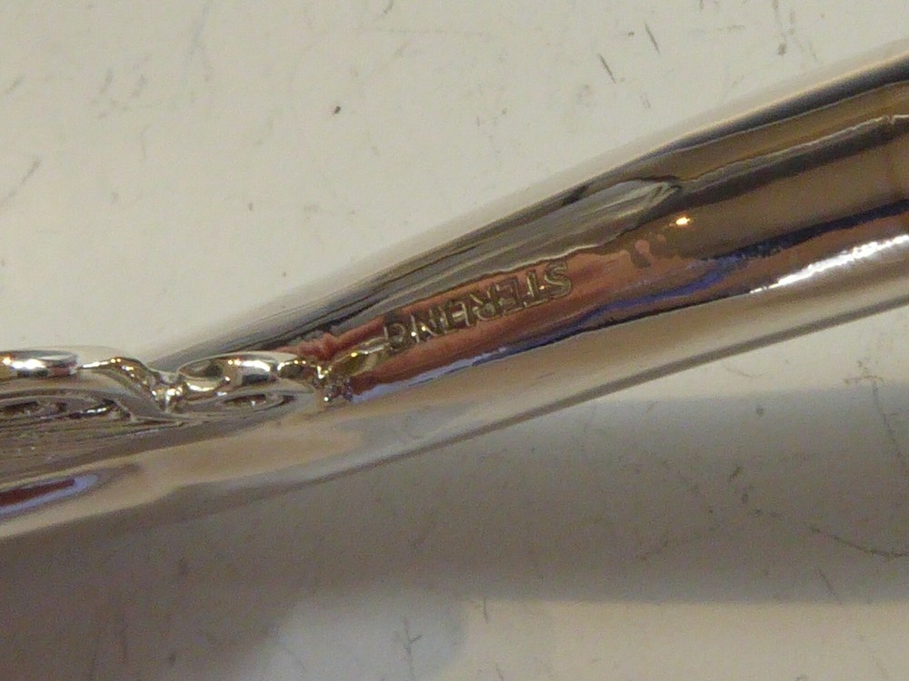 SOLID SILVER NOVELTY BOSUNS EMBOSSED ANCHOR WHISTLE