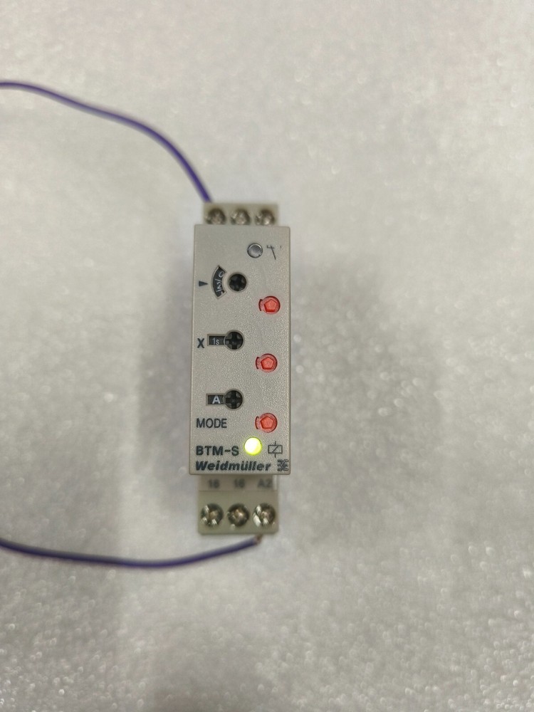 WEIDMULLER BTM-S MULTI-FUNCTION TIME RELAY TIMER 0.1S-120H 24-48VDC / 24-240VAC