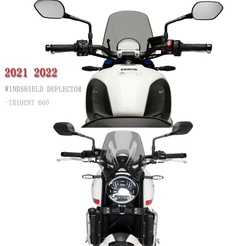 Fairing Front Windshield Windscreen Wind Deflector For Trident 660 2021 2022