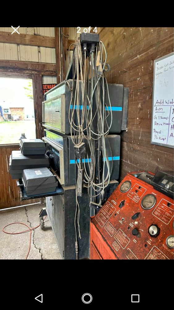 ALLEN computer TEST CENTER Engine ANALYZER FRAME BOOM ONLY PARTS CABLES PROBE S