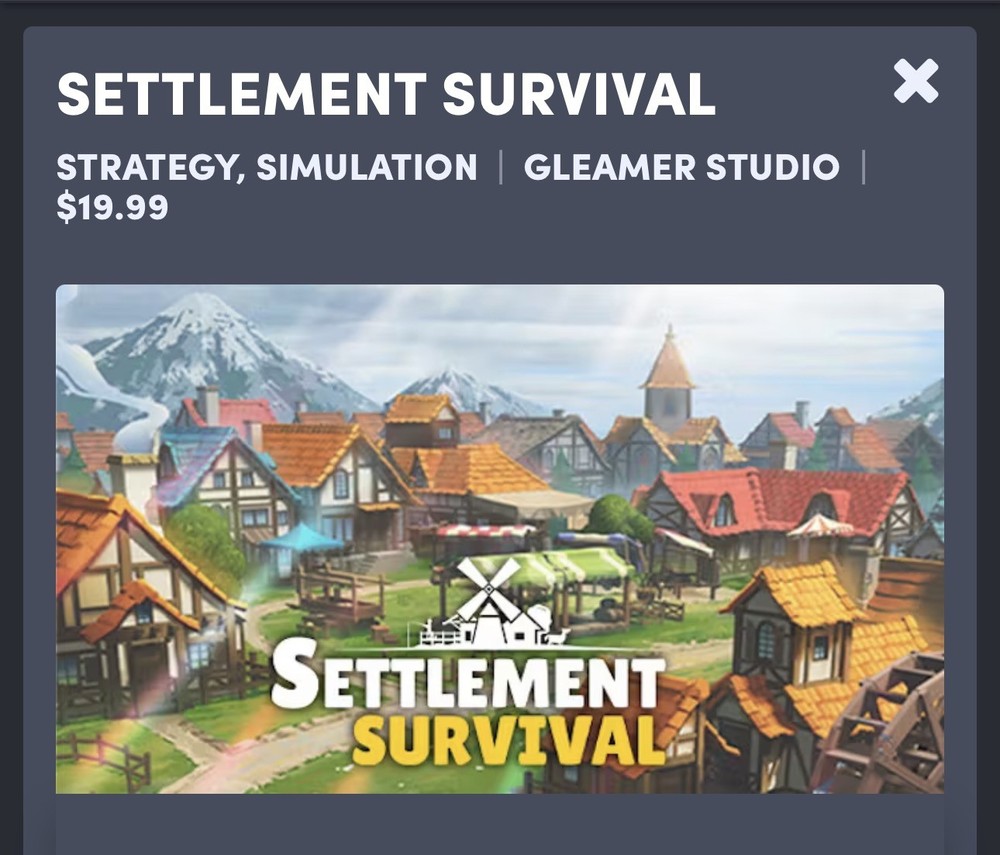 Settlement Survival - Steam Key / Digital