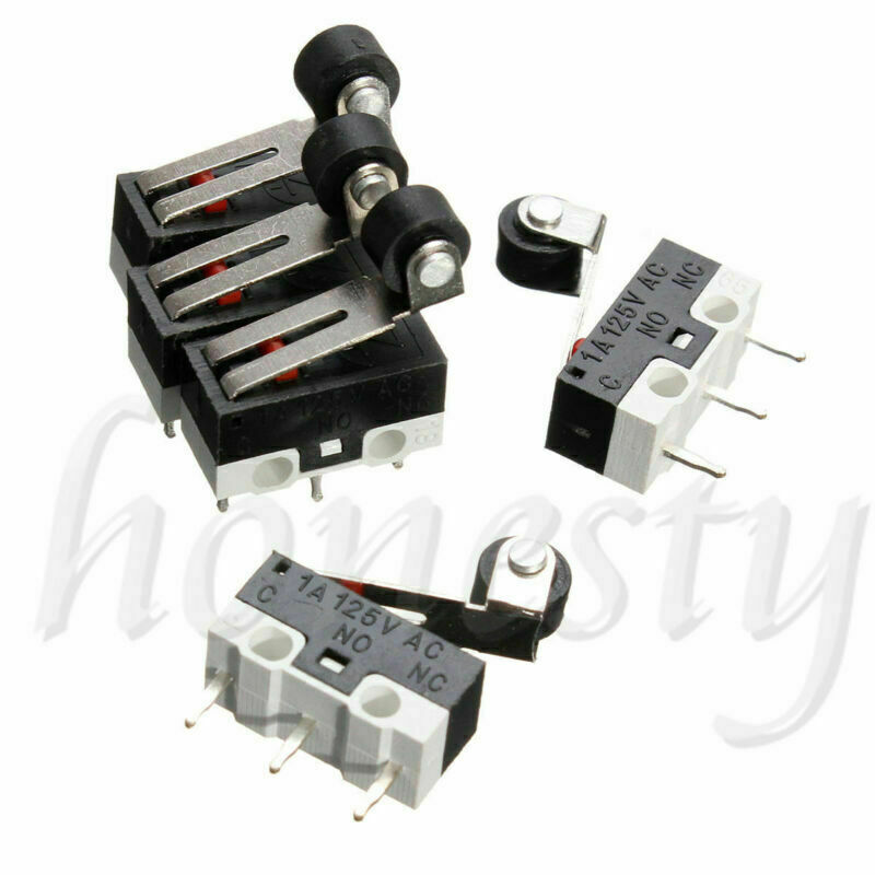 5x Ultra Mini Micro Switch Roller Lever Actuator Microswitch SPDT Sub Miniature