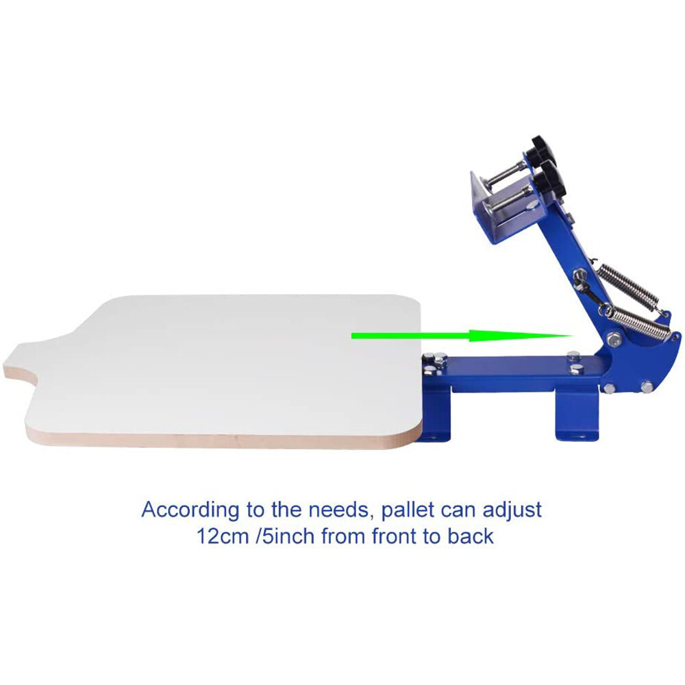 TECHTONGDA 1 Color Screen Printing Table Press Simple Silk Screen Printer