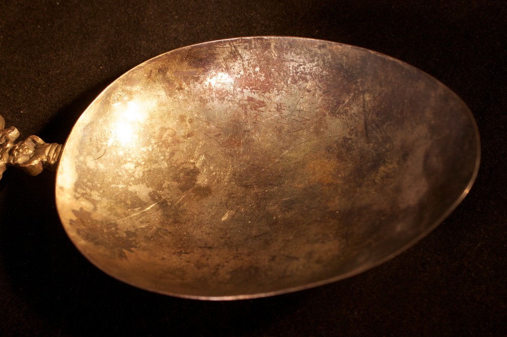 Dutch Antique Silver Serving Spoon MAKE ME AN OFFER!!!