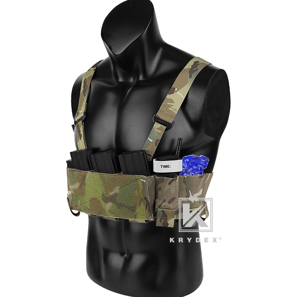 KRYDEX Concealed Carry Low-Vis 5.56 Ready Chest Rig Tactical Elastic Cummerbund