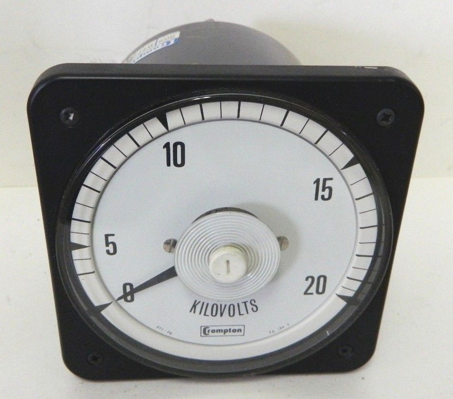 Crompton Instruments 077-08 AC Amperes Panel Meter VA-PZXX