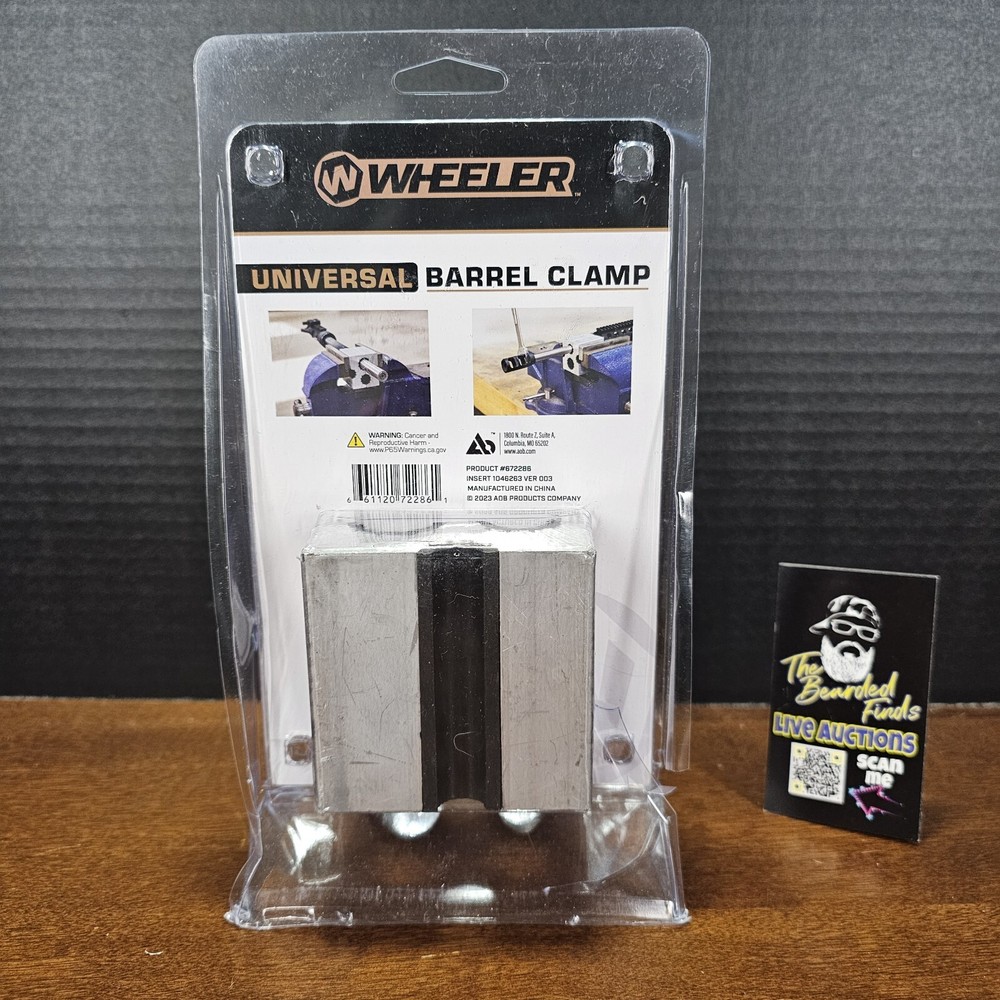 Wheeler Universal Barrell Clamp Securely Holds Barrels Multi-purpose Tool READ