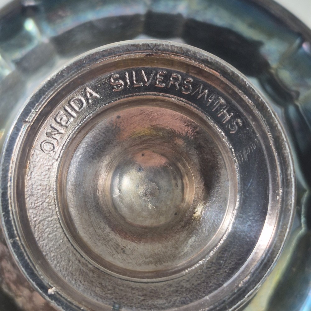 Vintage Oneida Silversmiths Candy Dish