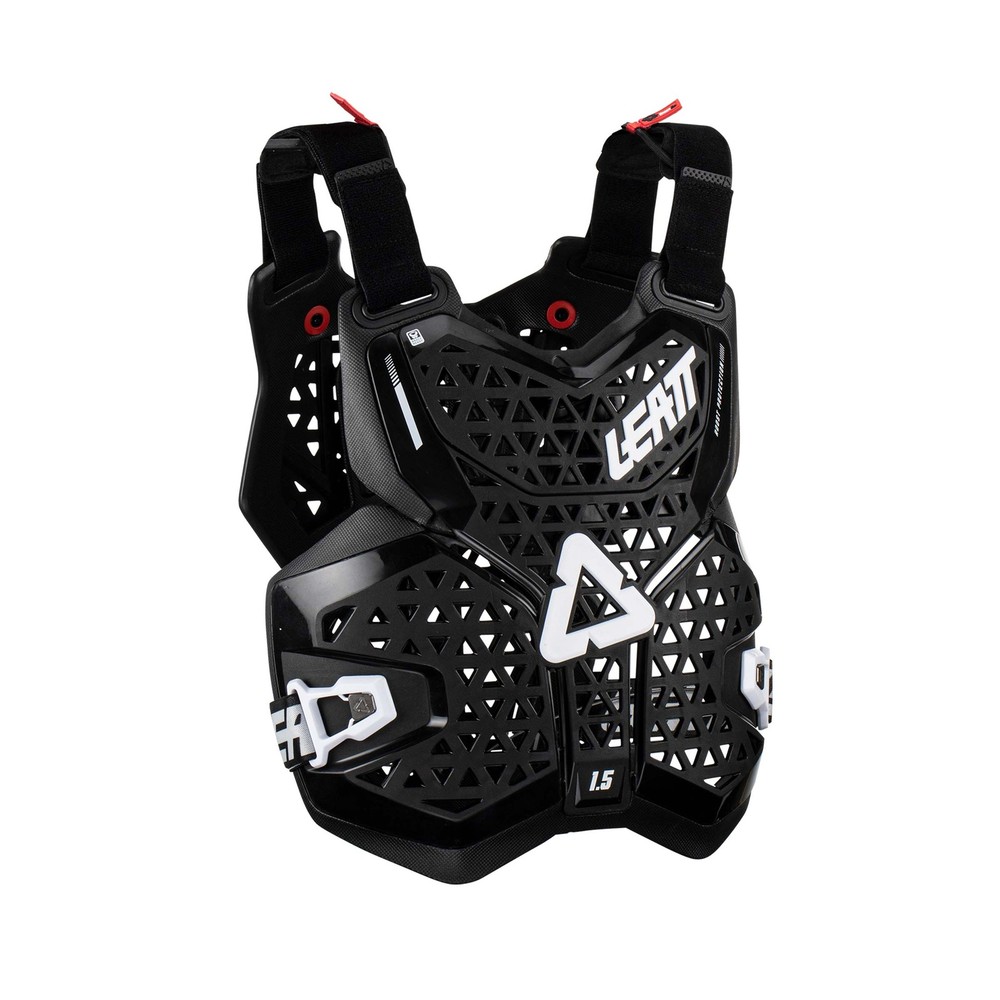 LEATT 1.5 Motorcycle Harness Black White CE Certified