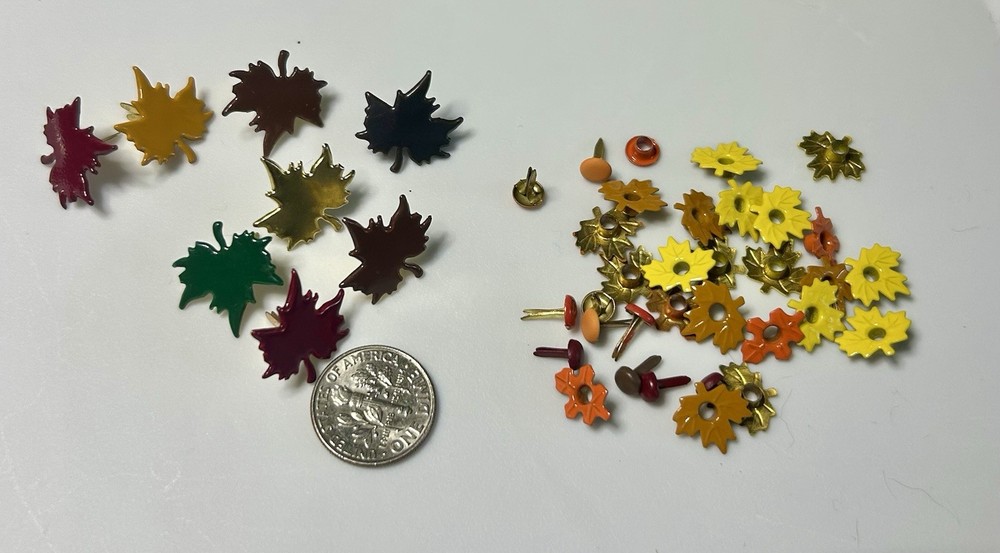 Scrapbook Brads And Eyelets Autumn Theme