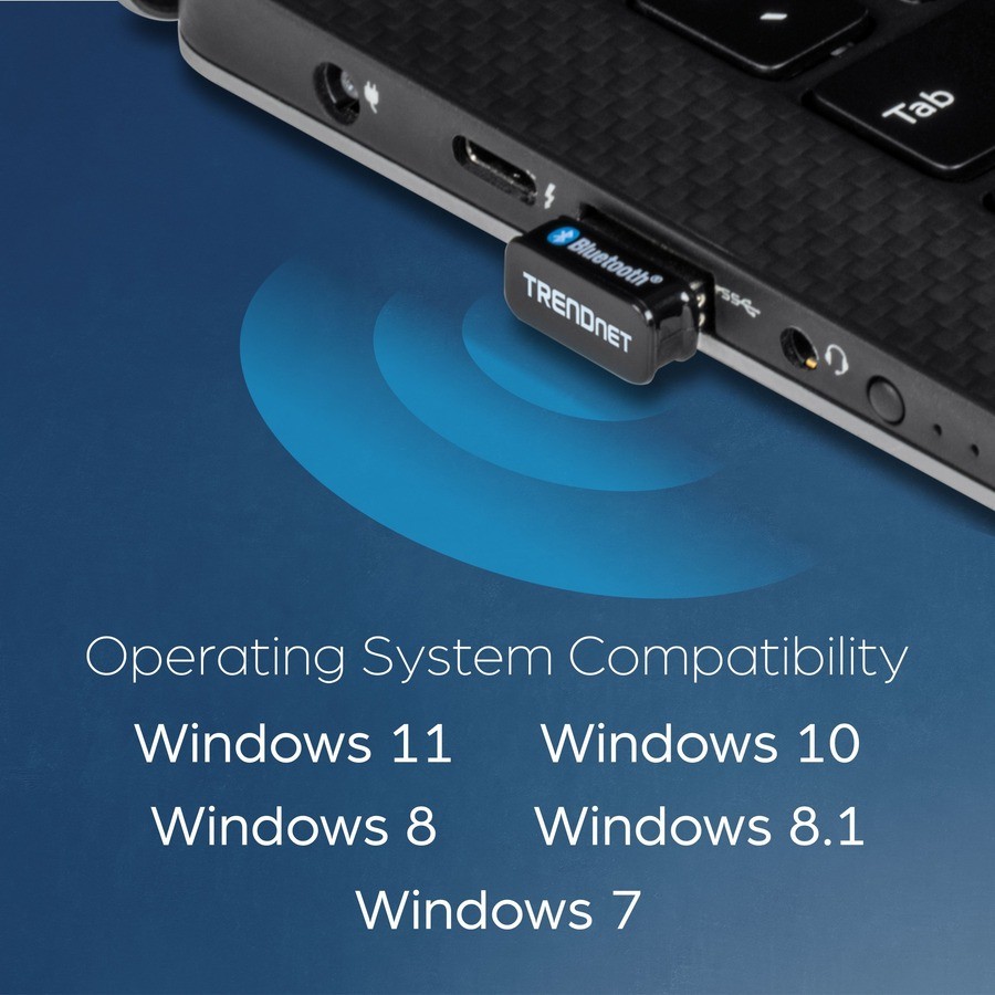 TRENDnet Micro Bluetooth 5.0 USB Adapter, Supports Basic Rate(BR), Bluetooth Low