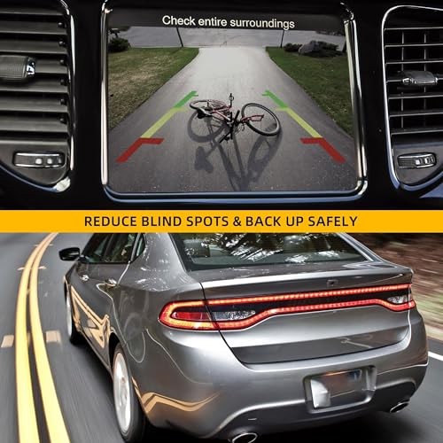 Backup Camera Compatible with 2013-2016 Dodge Dart Back up Rear View Reverse