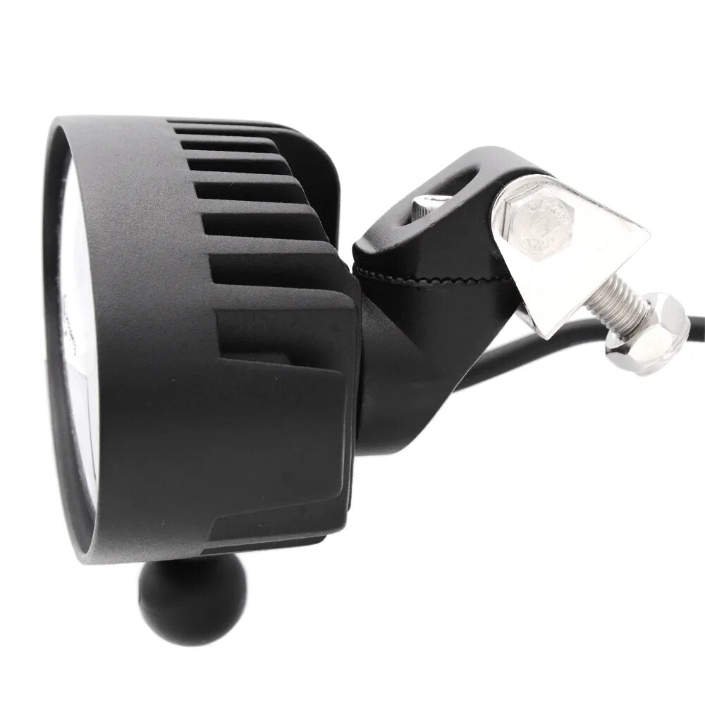 40W Oval Cap LED Work Light Flood Headlight For John Deere Case IH Cat