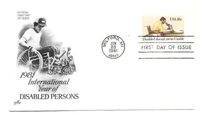 1925 Disabled Persons ArtCraft FDC