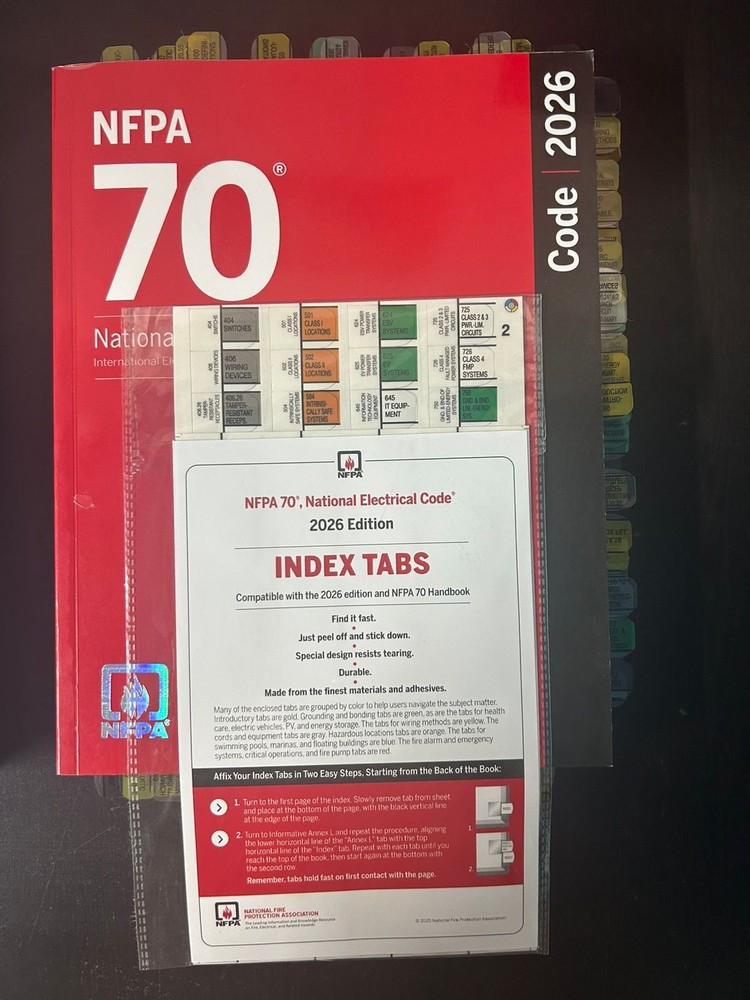 Tabbed & Highlighted :  NFPA 70, National Electrical Code  2026 Paperback