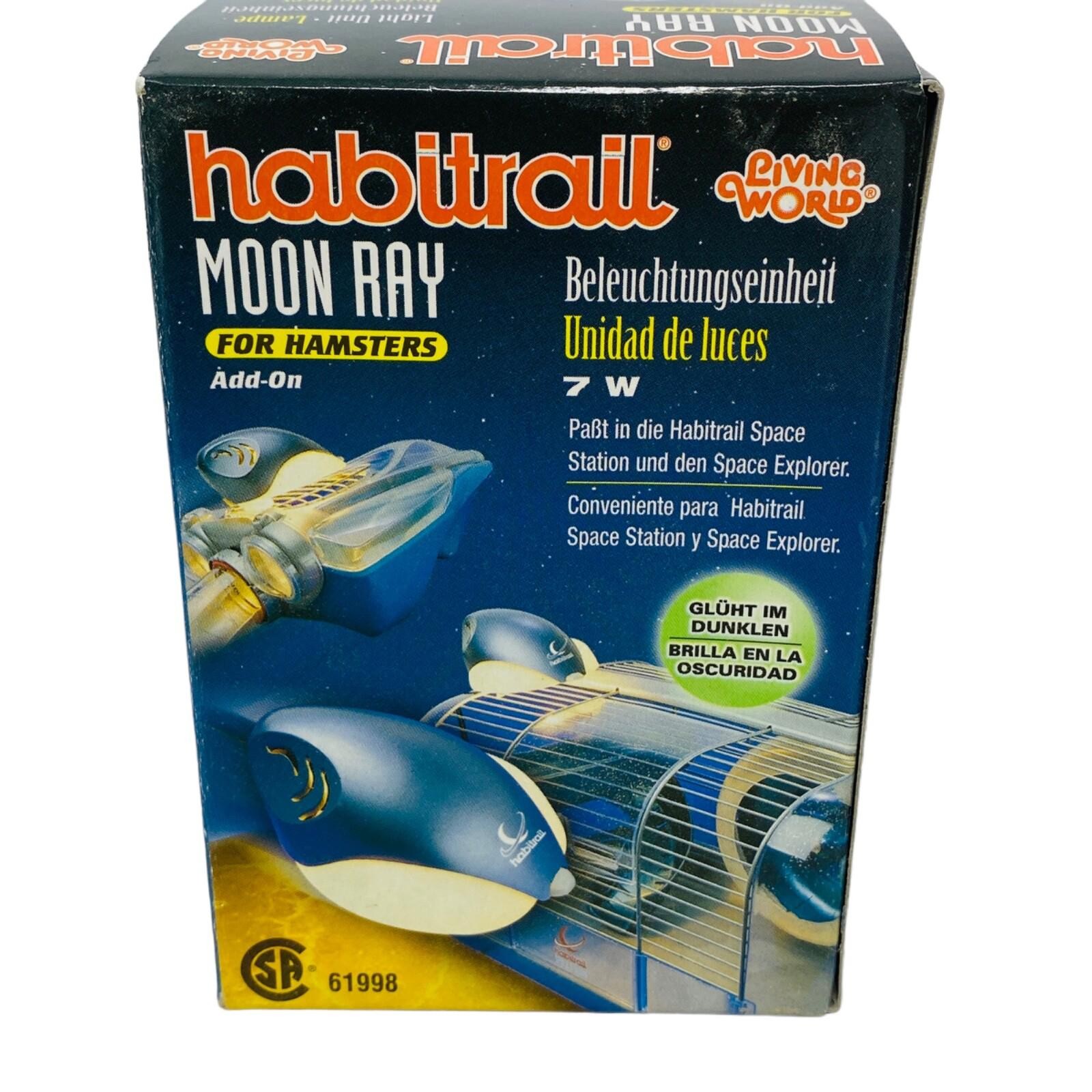Habit trail moon ray light for hamster cage