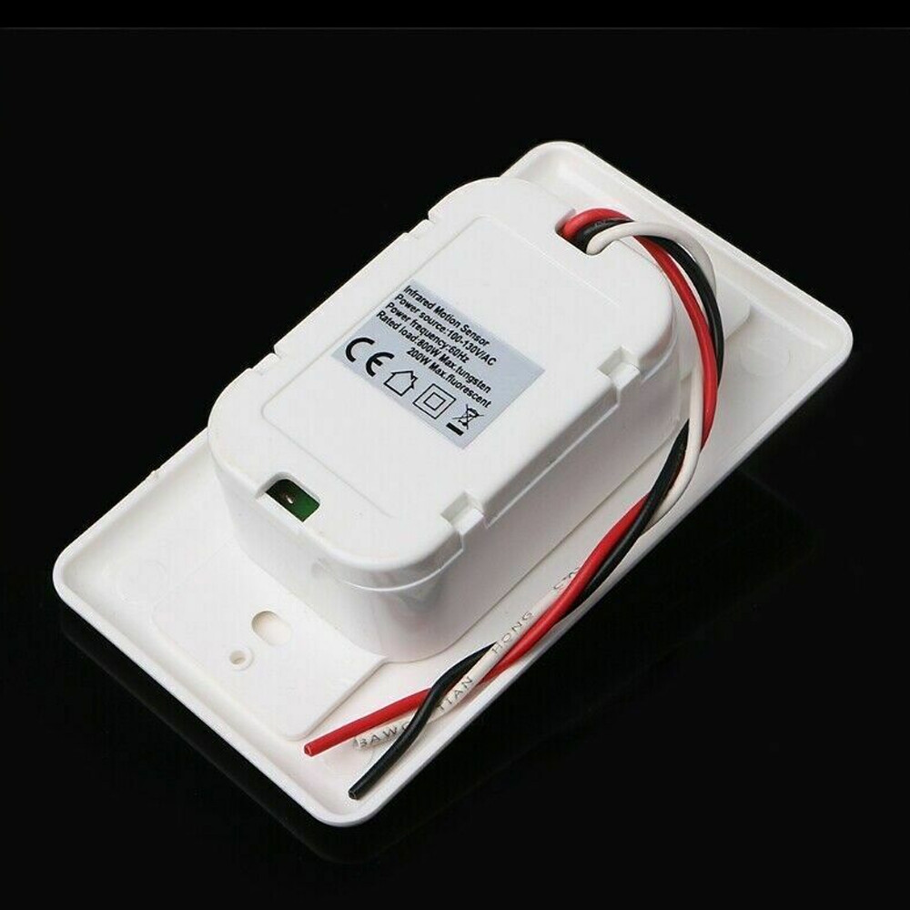 Body Infrared Motion Sensor Switch Detector LED Lamp Light Control Wall Mount