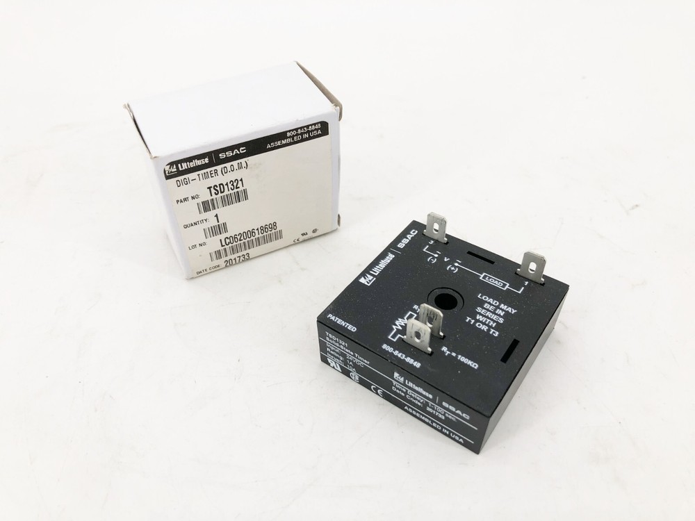 New Littelfuse TSD1321 Time Delay Relay 24VDC