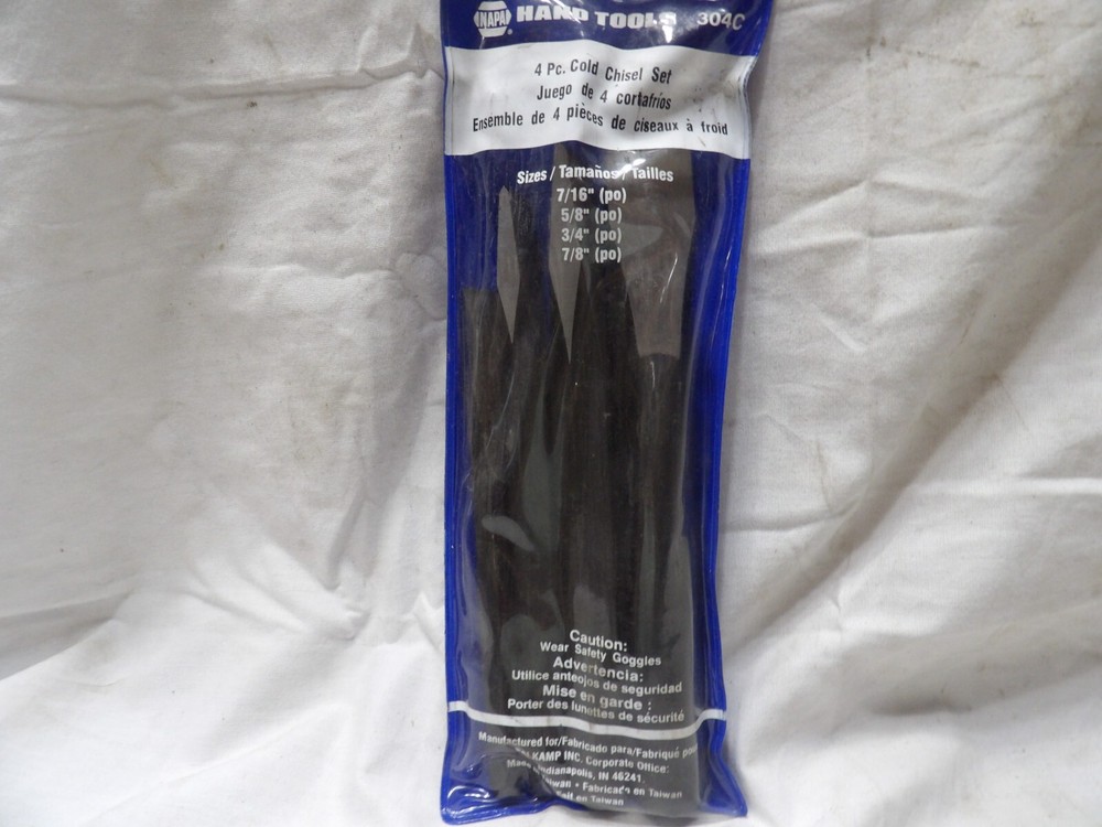 Napa 4 Pc. Cold Chisel Set #304C (7/16" to 7/8")