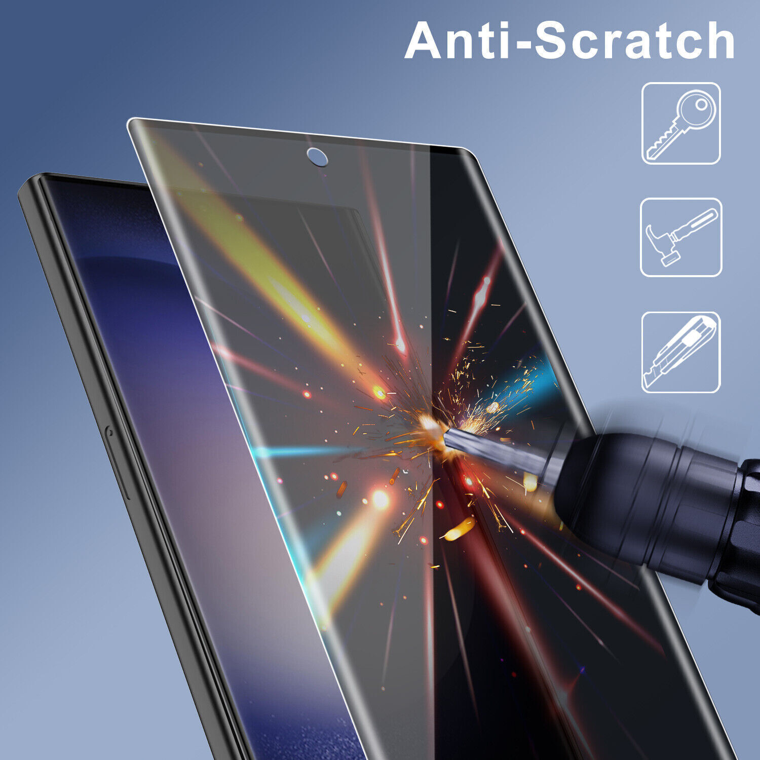 4X Samsung S23 Ultra S22 S21 Anti-Spy Privacy Glass Screen Protector+Camera Lens