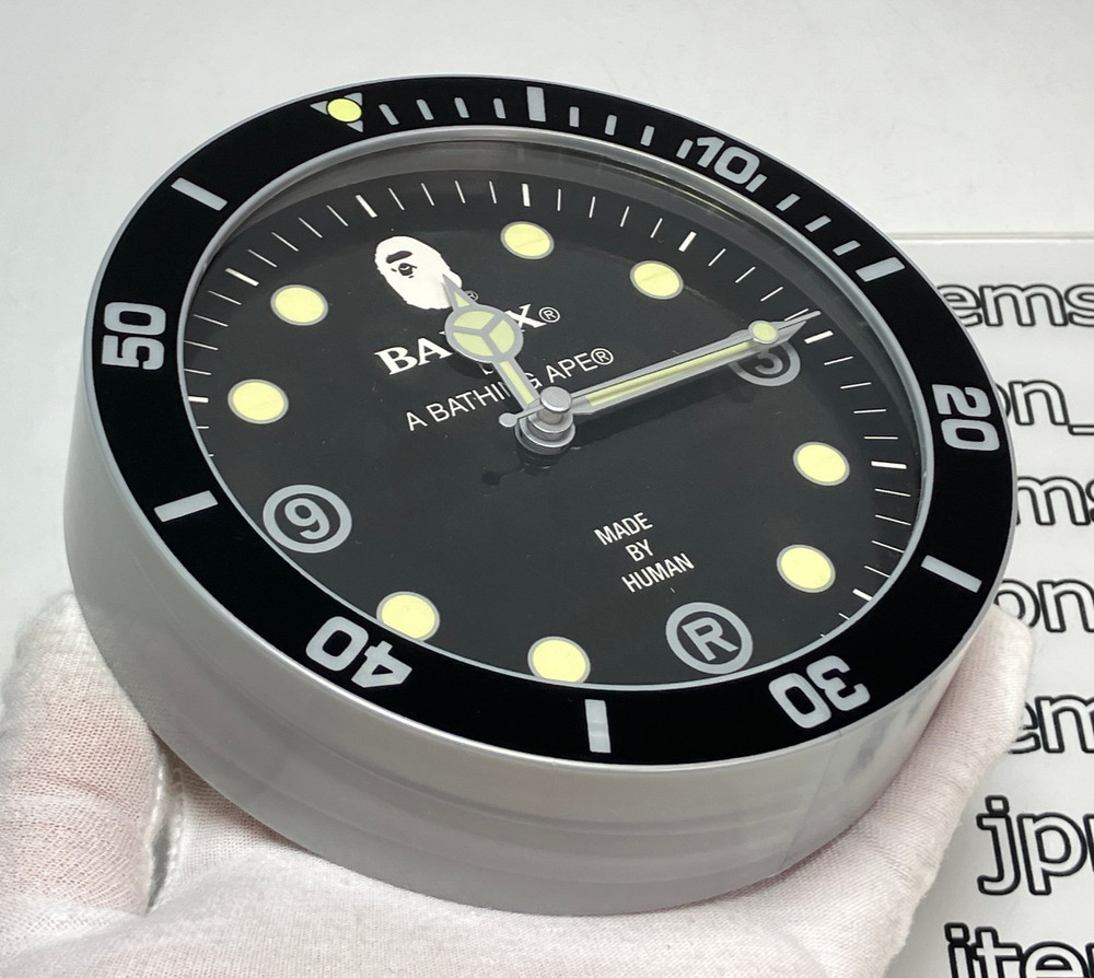 Table Clock A Bathing APE 2009 Spring Collection Open Box Unused