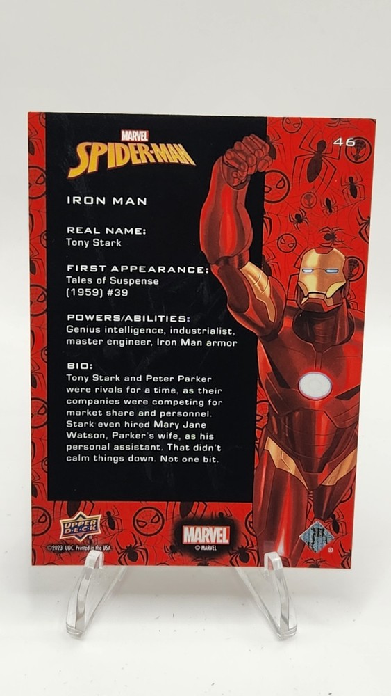 2023 Upper Deck Marvel Spider-man - Iron Man - 46