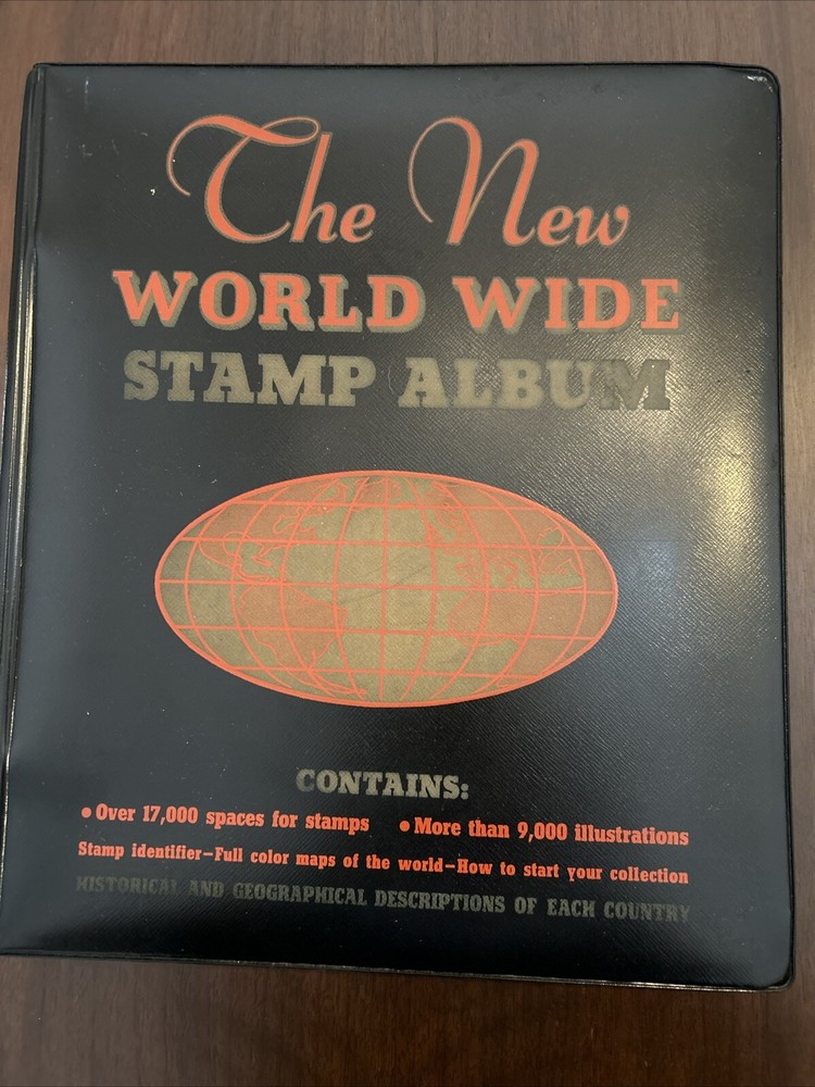 Minkus New World Wide Stamp Album 1970 Very Good Cond. 378 Pages w/ Some Stamps