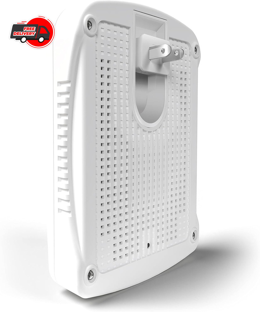 Eva-dry Wireless Mini Dehumidifier, White (E-333)