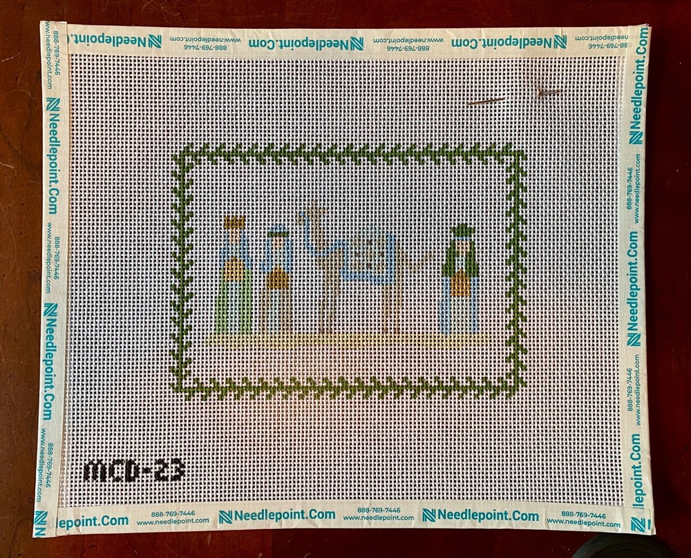 Walker Needlepoint- Three Wisemen and Camel