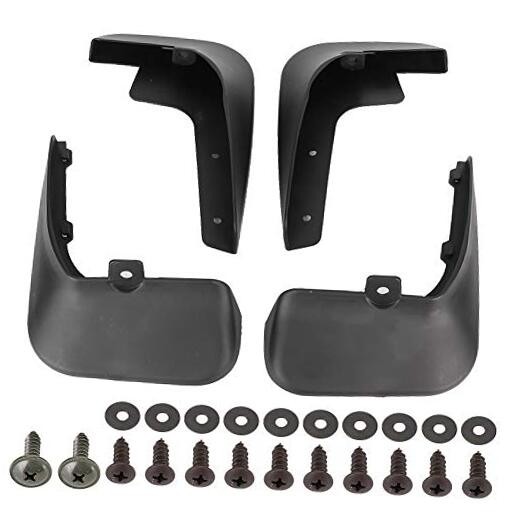 Car Mud Flaps for NV200 2010 2017, 4Pcs Mudguards Replacement, Plastic, Front