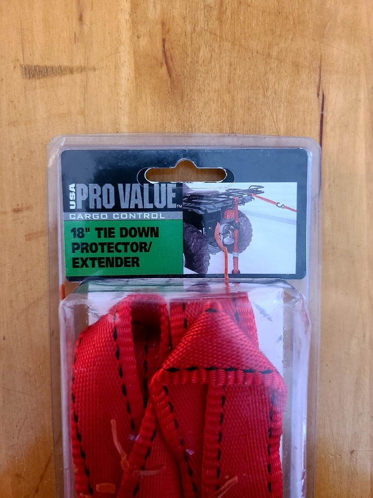 NOS Vintage Pro Value Cargo Control 18" Tie Down Protector/Extender #515320 -NEW
