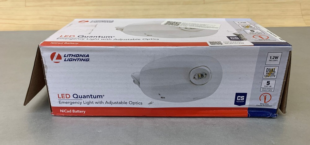 Lithonia Lighting LED Quantum Emergency Light w/ Adjustable Optics (ELM2LM12)