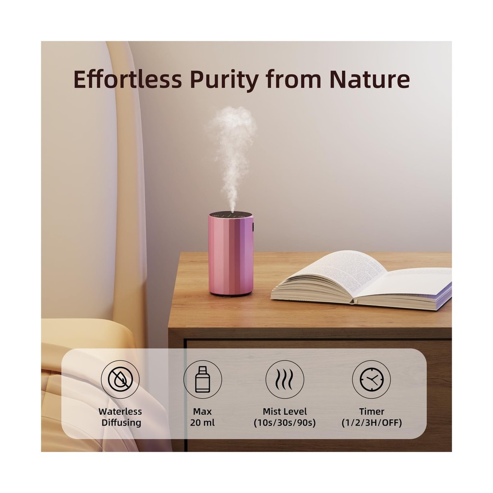 Essential Oil Diffuser Waterless Scent Aromatherapy Diffusers for H... Fast Ship