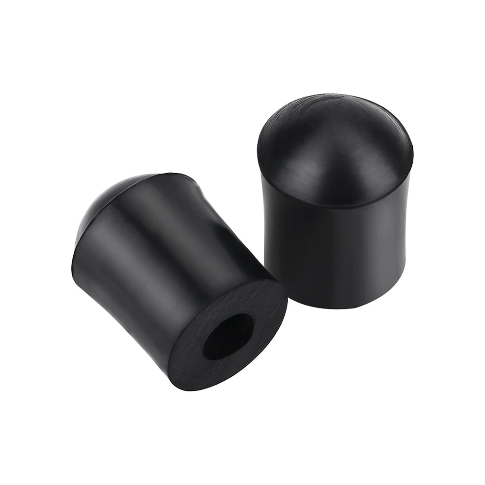 2pc Double Bass Endpin Rubber Tip Stopper Black Protector End Accessory JJS