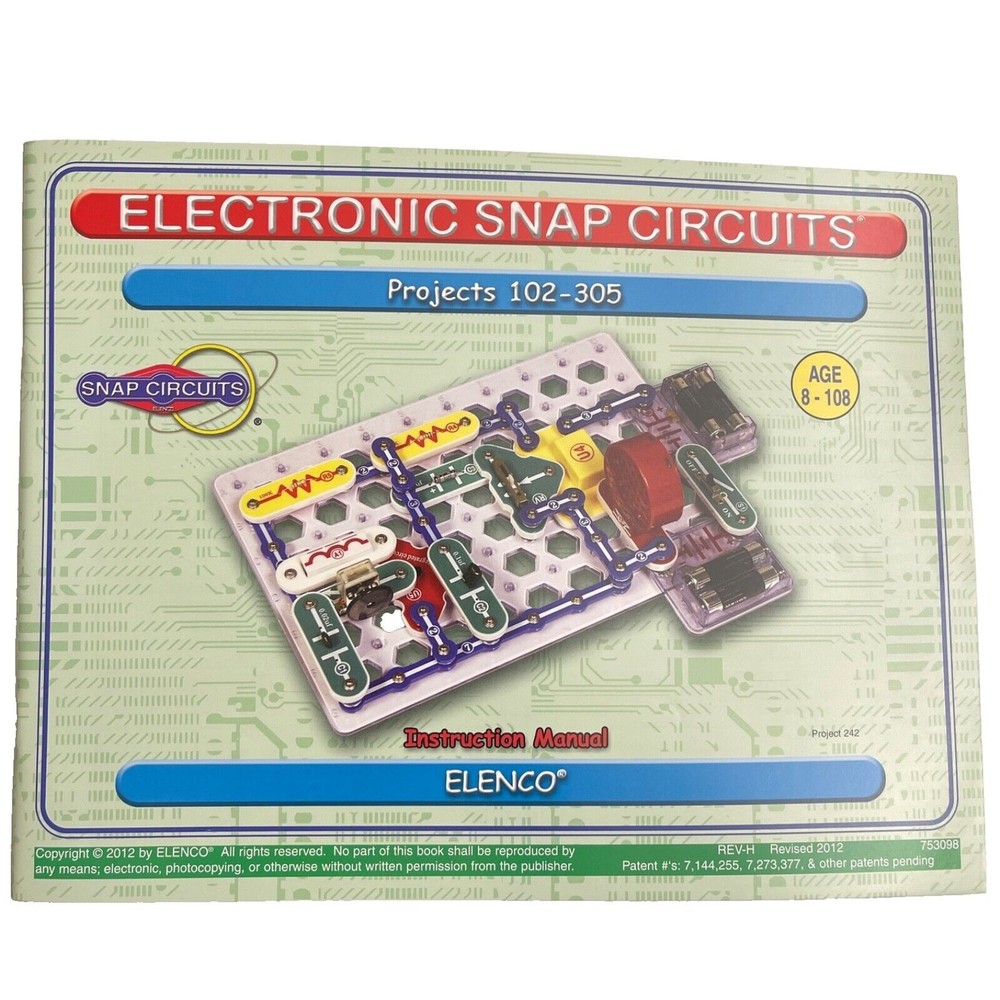 Snap Circuits by Elenco Projects 102-305 Instruction Manual