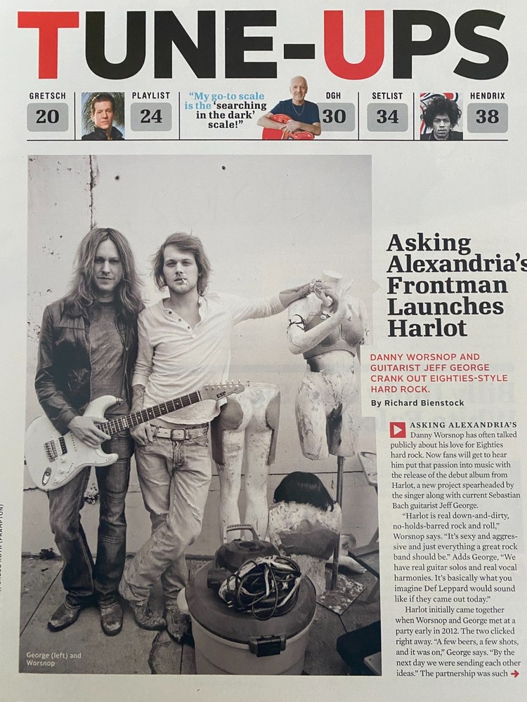 Asking Alexandria, Full Page Vintage Clipping